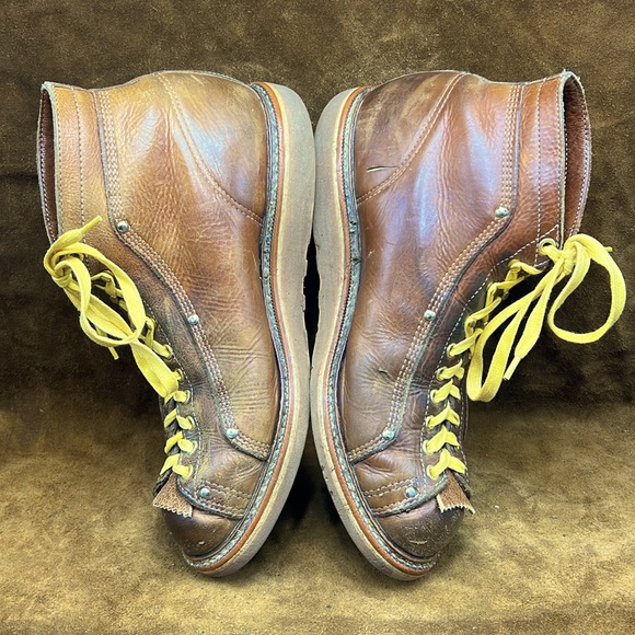 Thorough Good Honey Tone Leather Ankle Boots - Picture 5 of 8